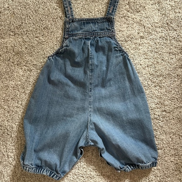 vintage ralph lauren denim overalls - Picture 4 of 5